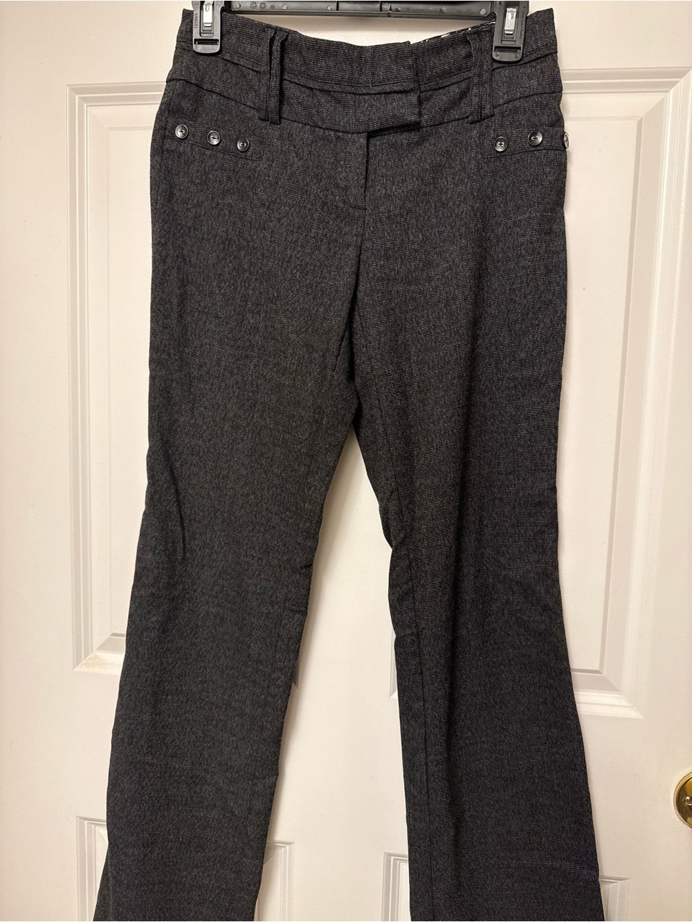 Joe B Women's Charcoal Gray Boot Cut Dress Pants